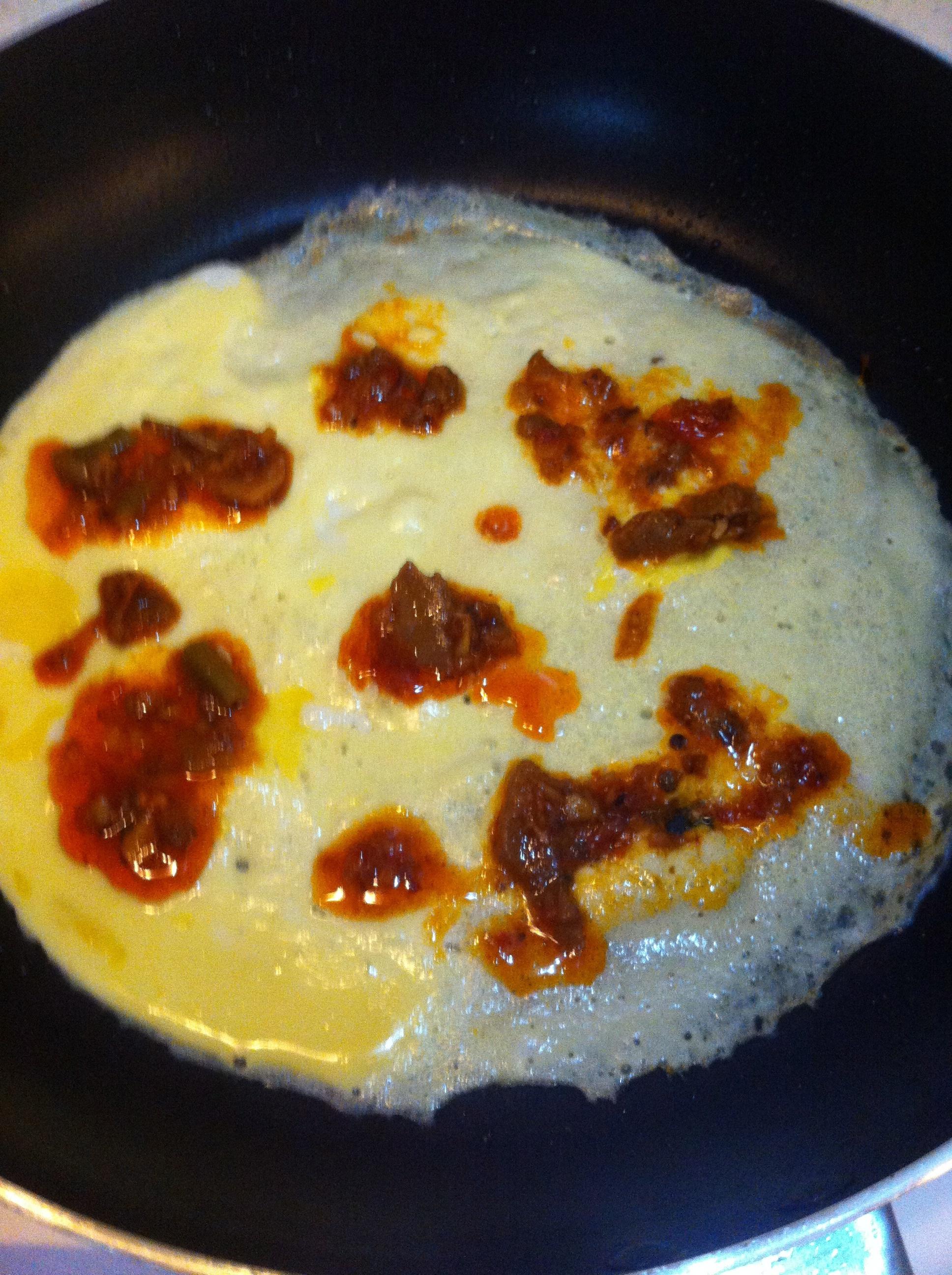 香辣中式蛋卷的做法 步骤3