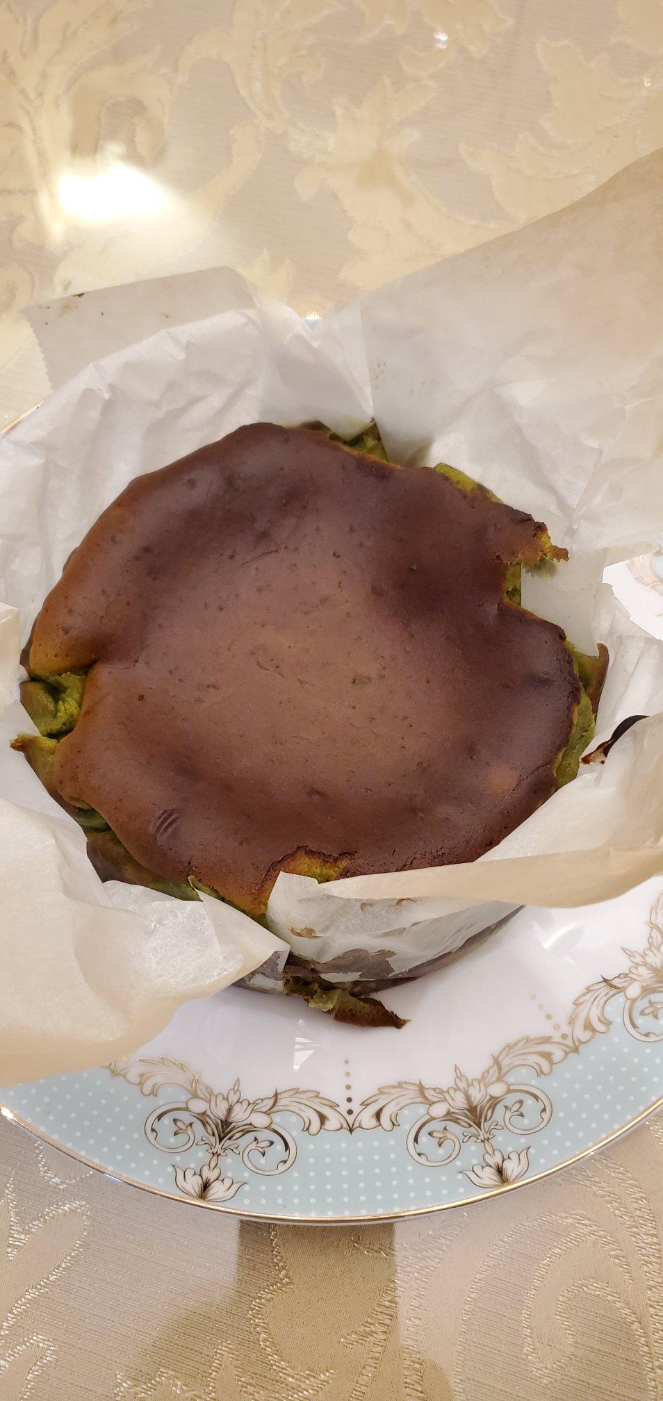 流心抹茶巴斯克芝士蛋糕