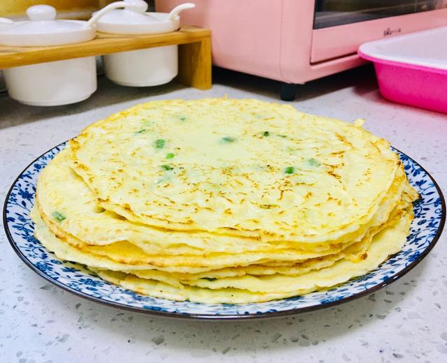 超柔软早餐饼-葱花鸡蛋饼🥣的做法