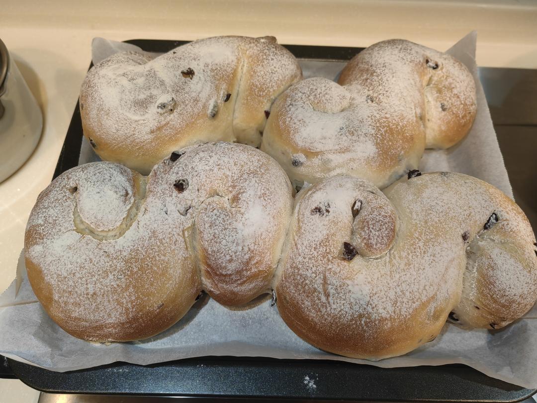 面包店里的常客——蔓越莓奶酪软欧