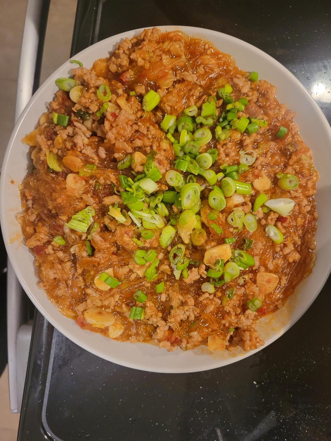 肉末炒粉丝
