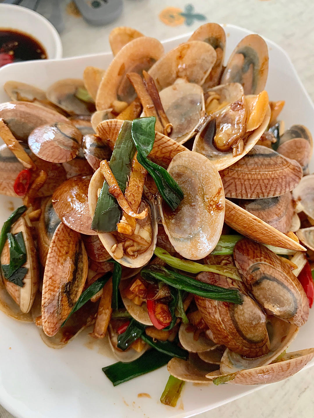 葱爆花蛤（超级简单家常版）