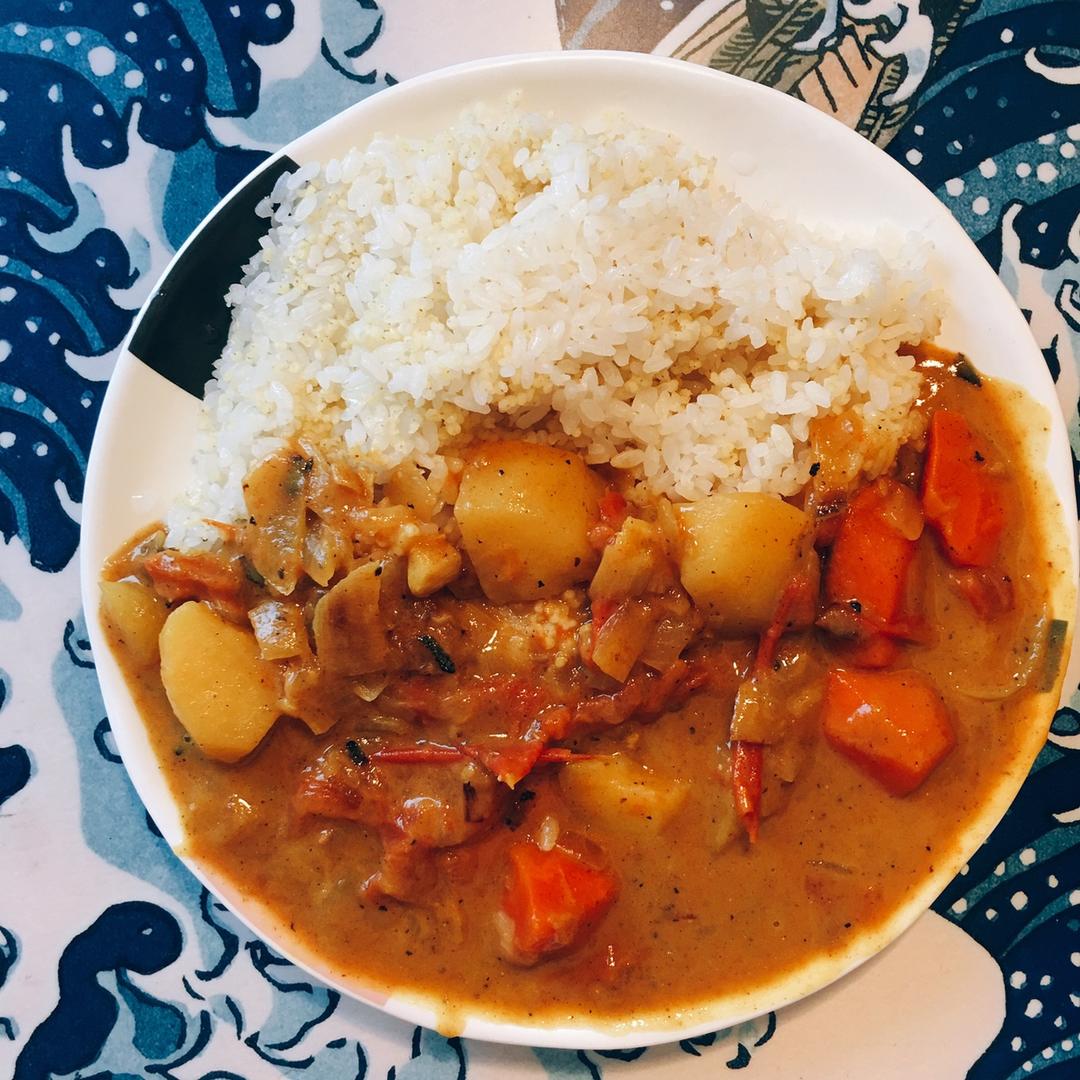 【nya酱的食谱】酸辣无水咖喱