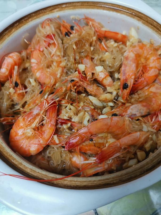 虾仁粉丝煲