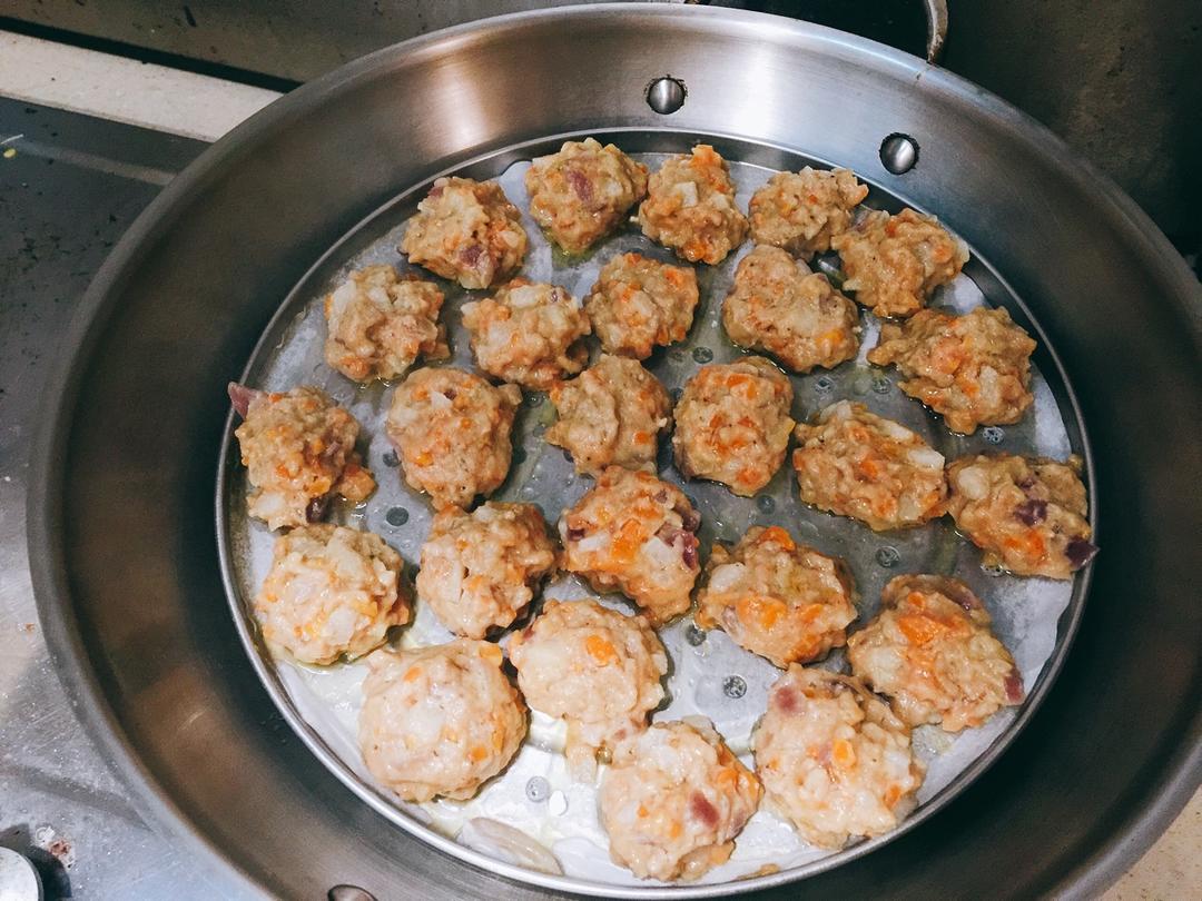 香菇胡萝卜鸡胸肉丸