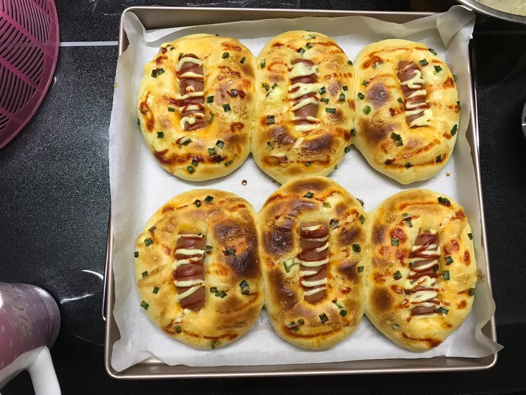 零失败香软肠仔包～跟面包店的味道没差哦