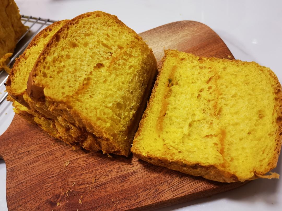 超软超香的【双重南瓜吐司】