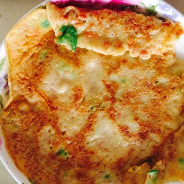 急速鸡蛋煎饼的做法