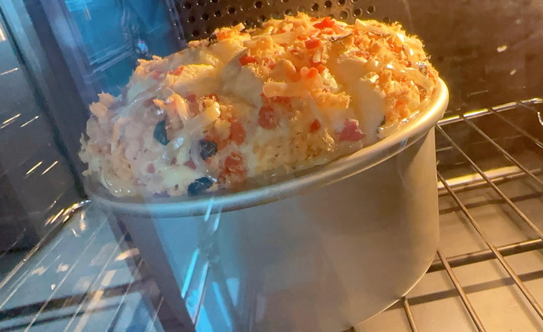 海苔肉松戚风蛋糕