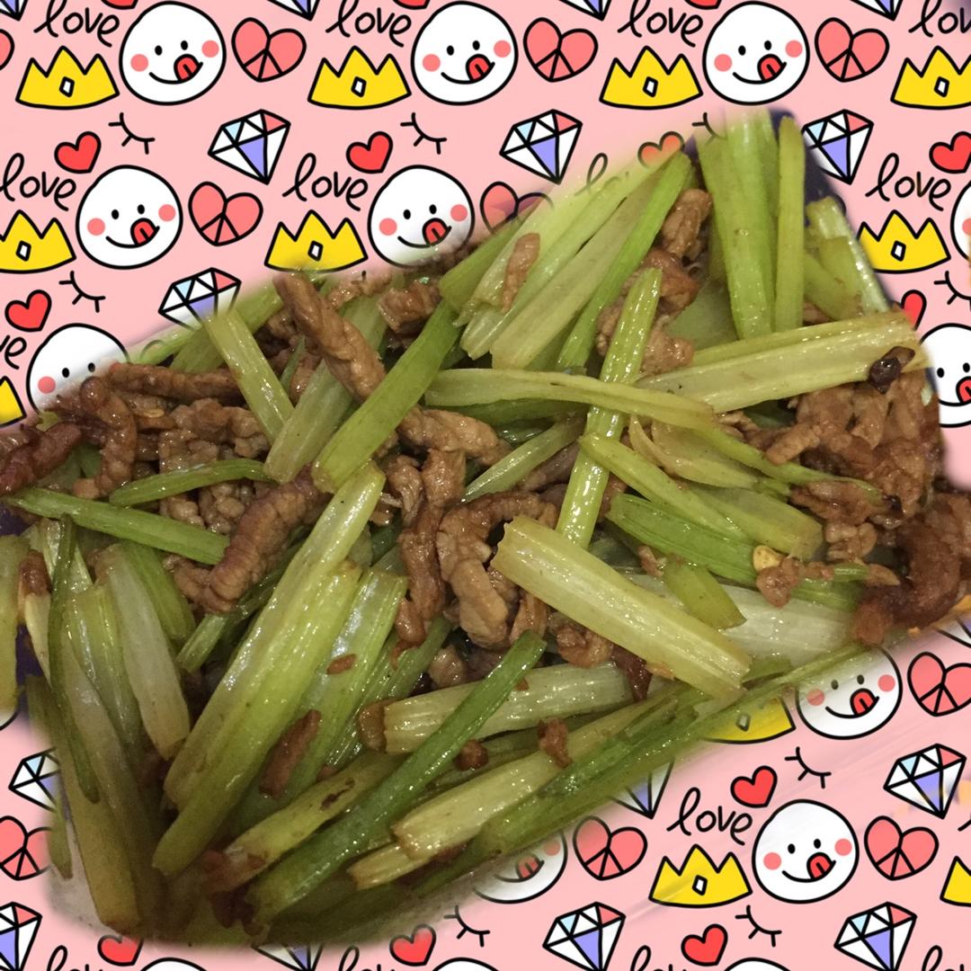 芹菜牛肉末「下饭神器」