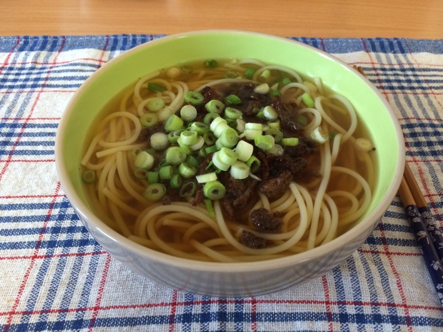 肉末中式汤面