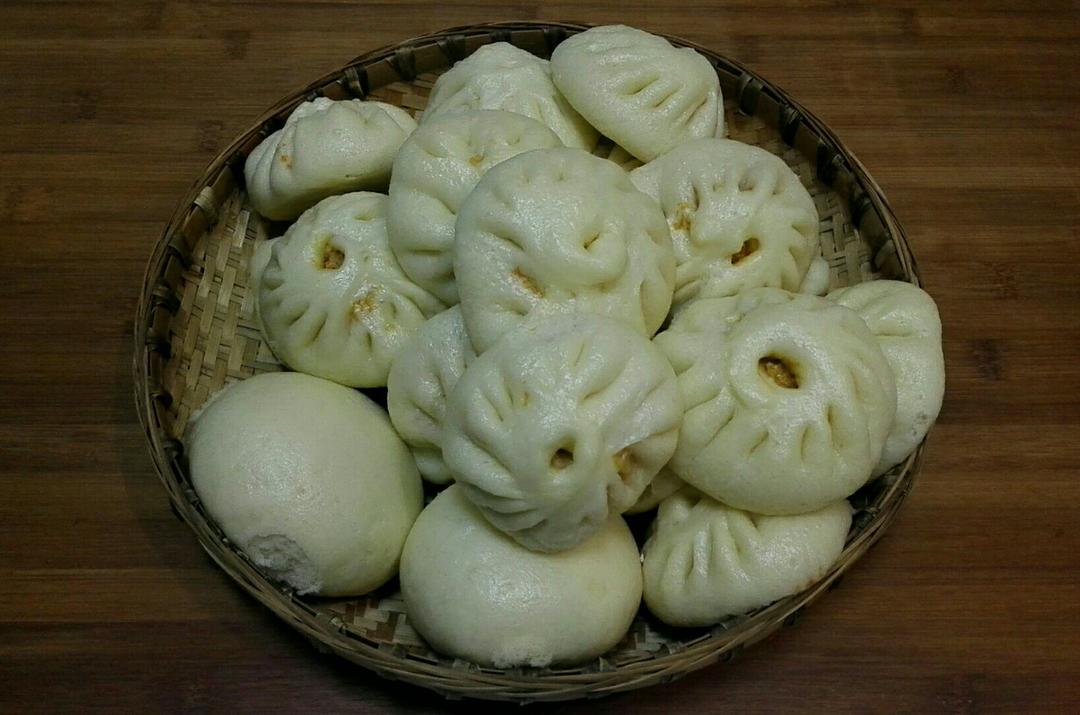 节省一半时间的大包子（另付翠绿菜包子，肉包子，腹黑包子食谱）