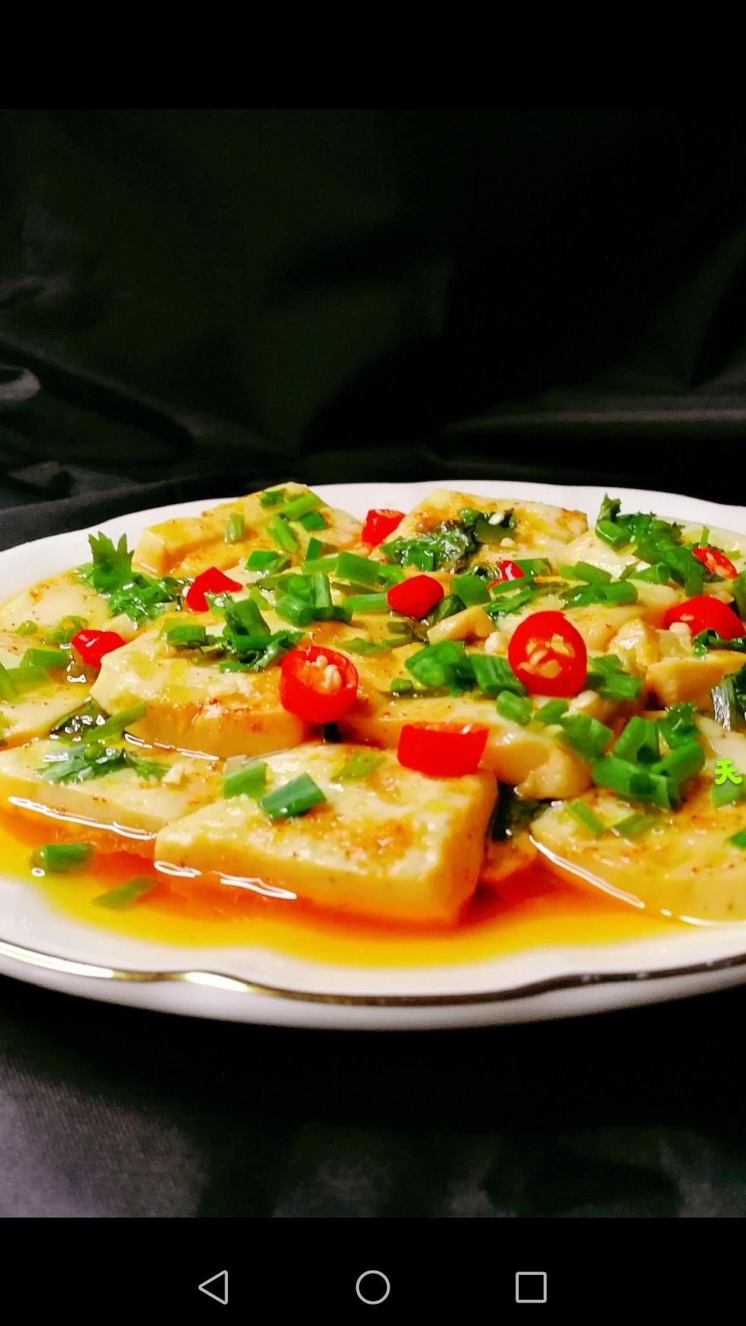 香煎烧烤味嫩豆腐