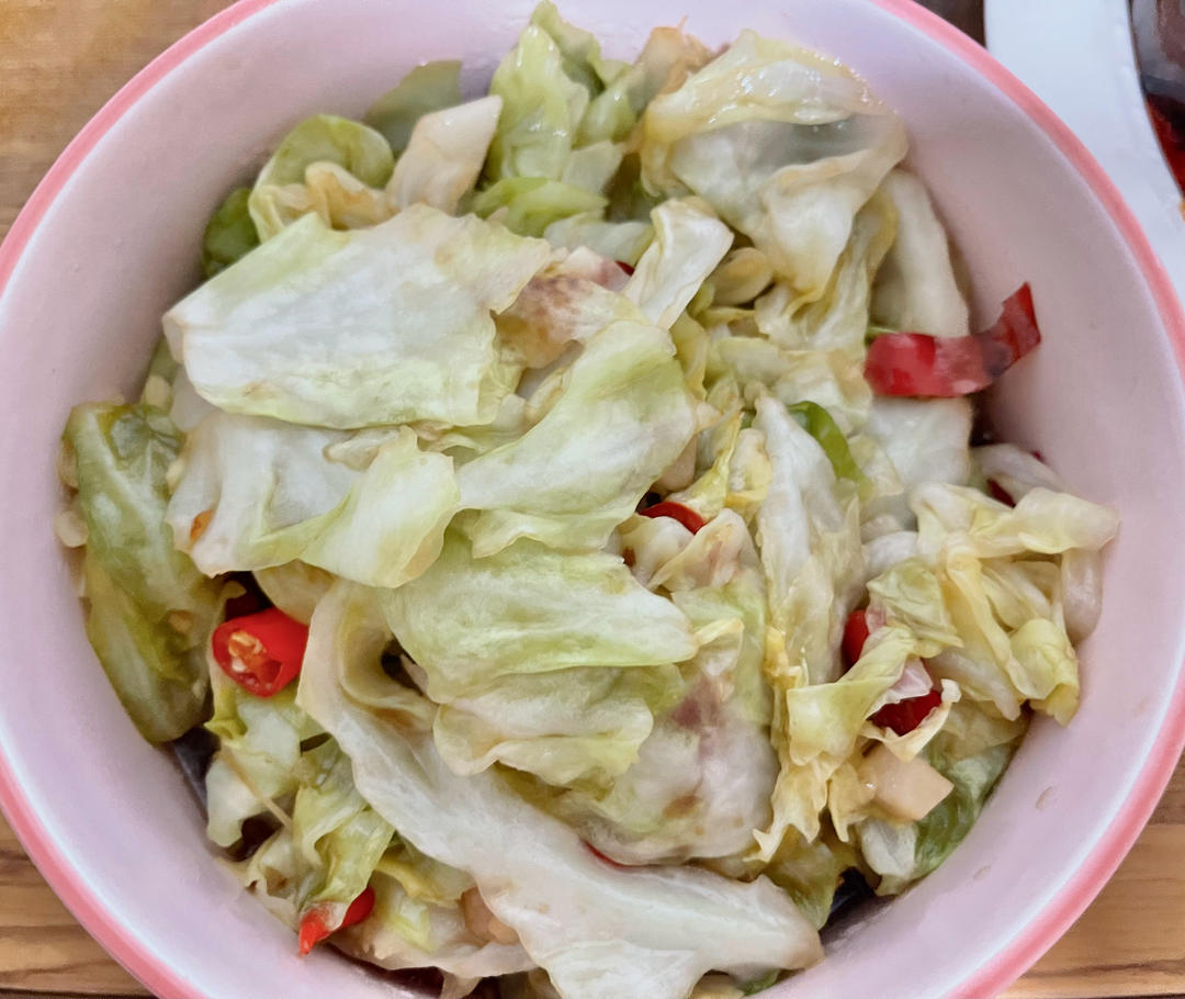 ❗拿肉都不换的手撕包菜，5分钟快手家常菜🔥