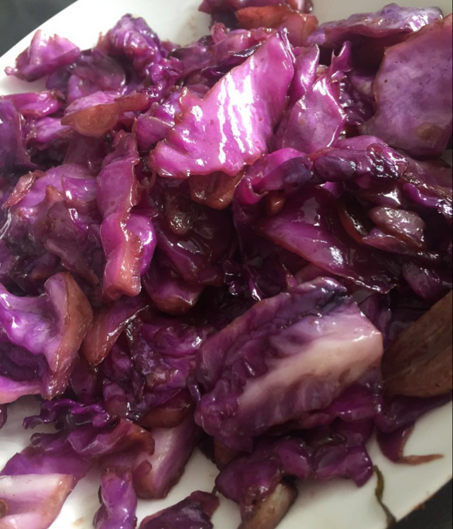 醋溜紫甘蓝