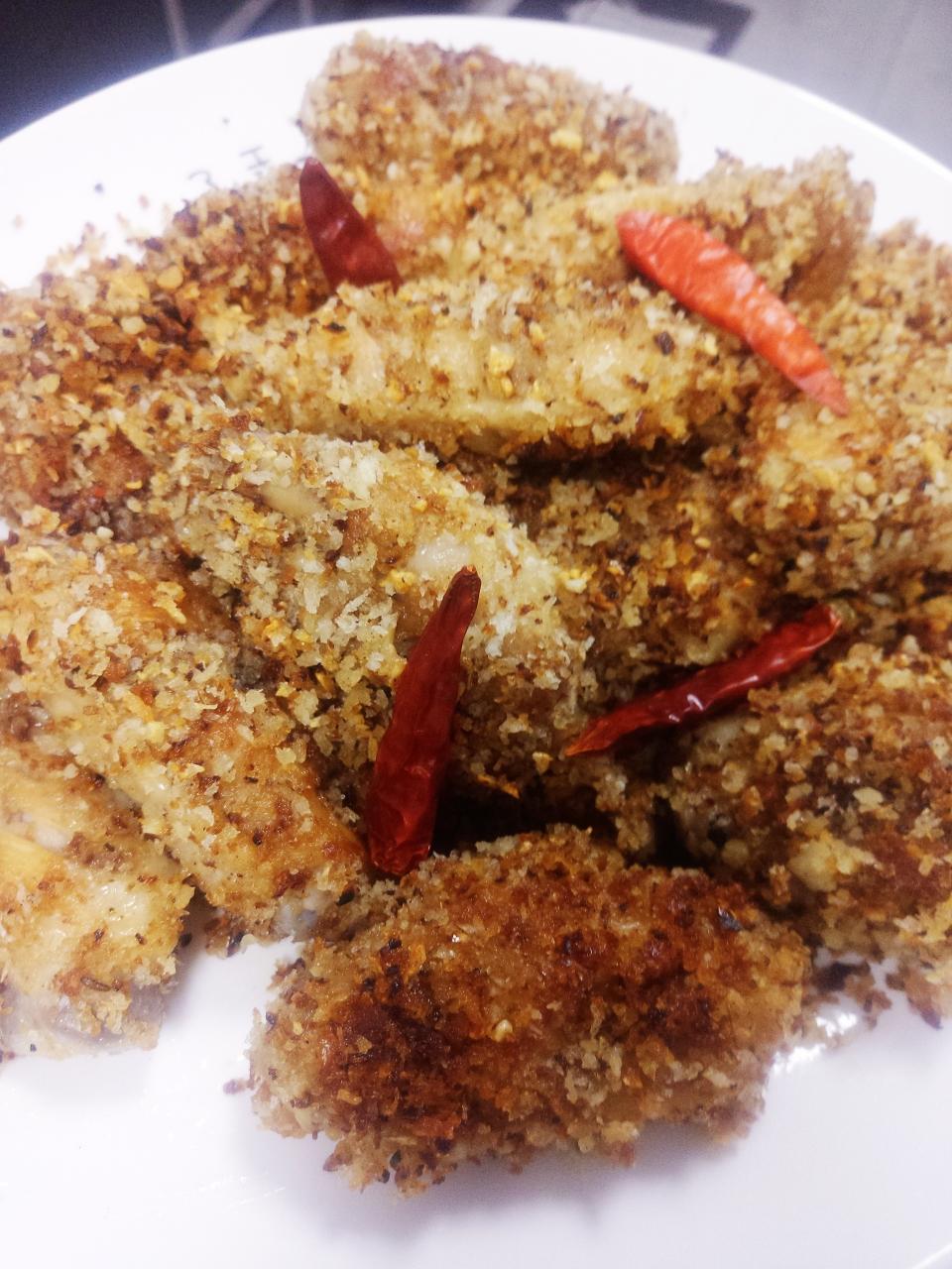 避风塘鸡翅的做法