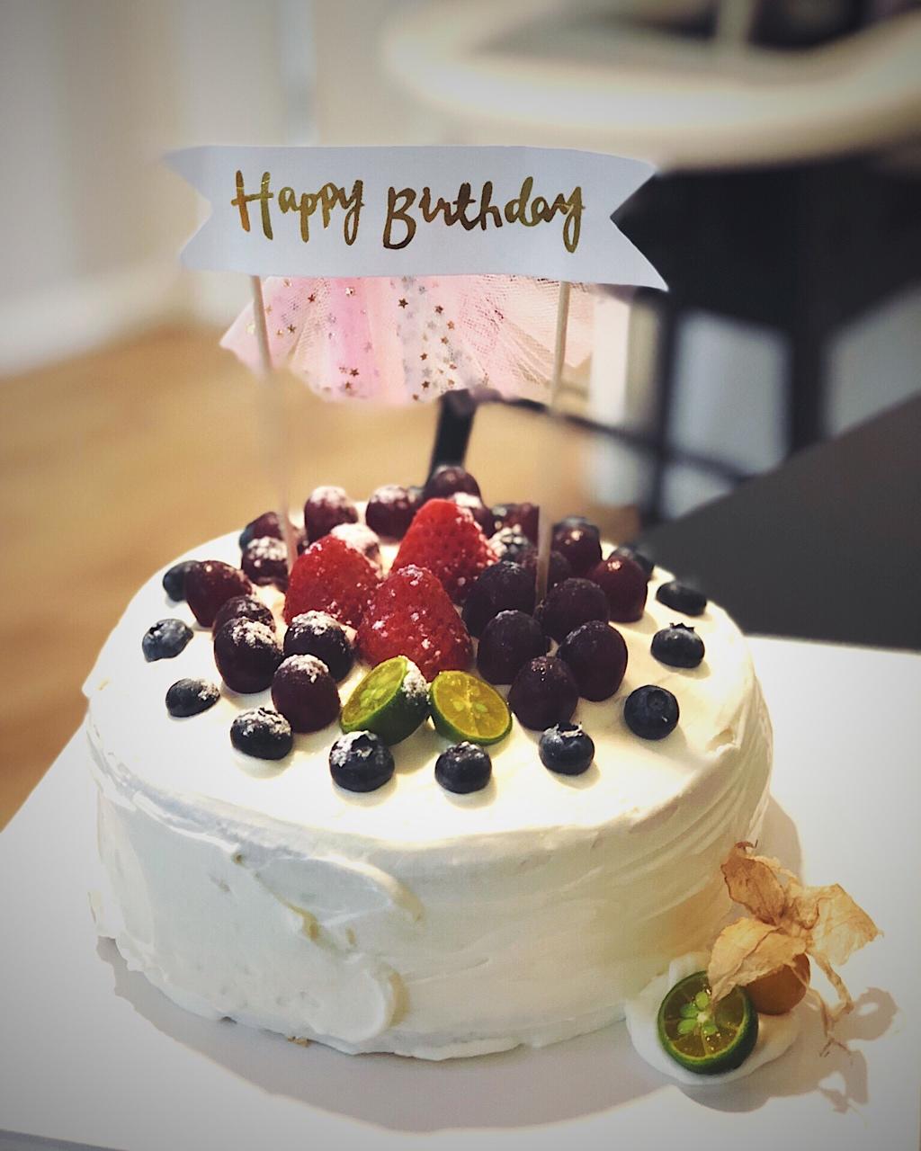 【零失败】不会裱花没关系的水果裸蛋糕 芒果裸蛋糕 完美戚风胚