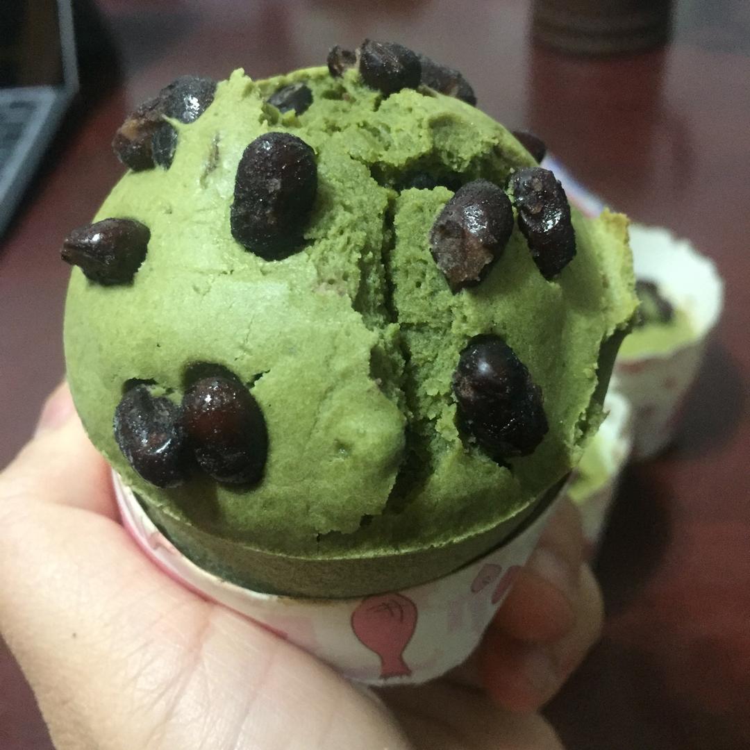 抹茶红豆玛芬