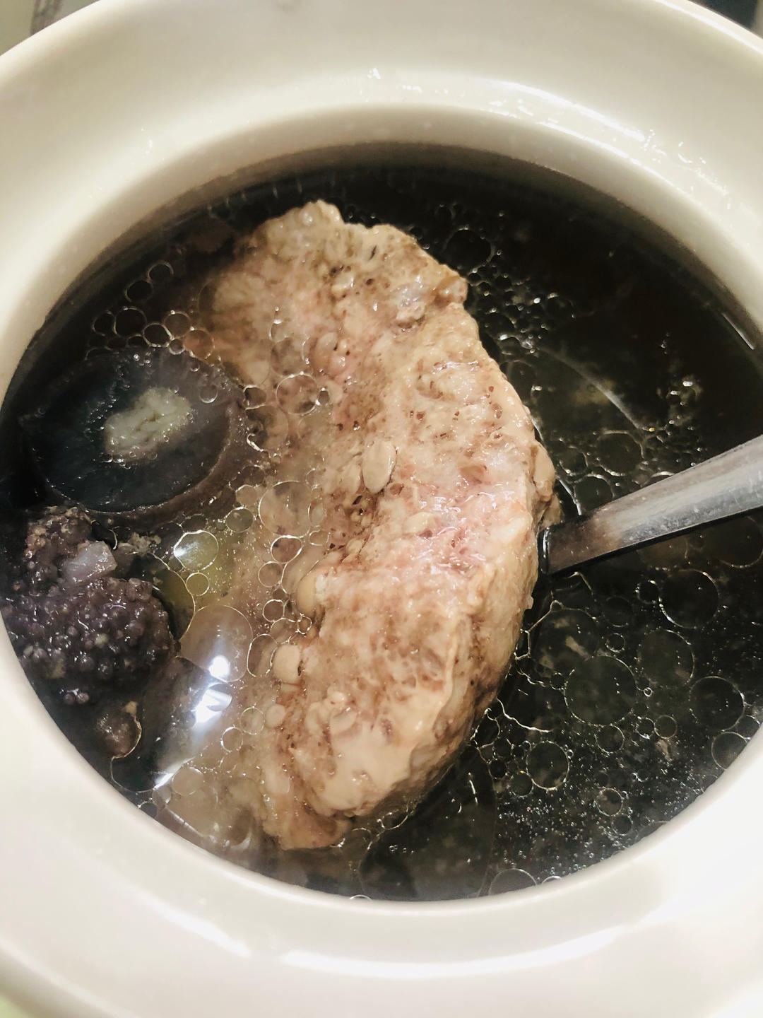 肉饼炖海参汤