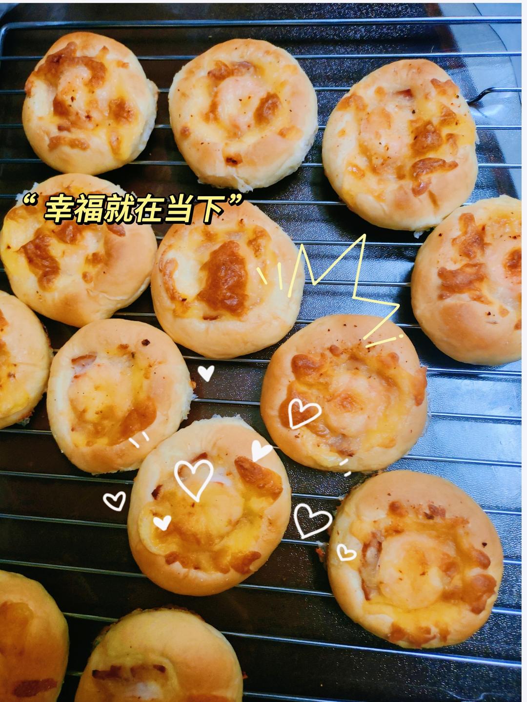 日式调理面包/虾仁培根面包