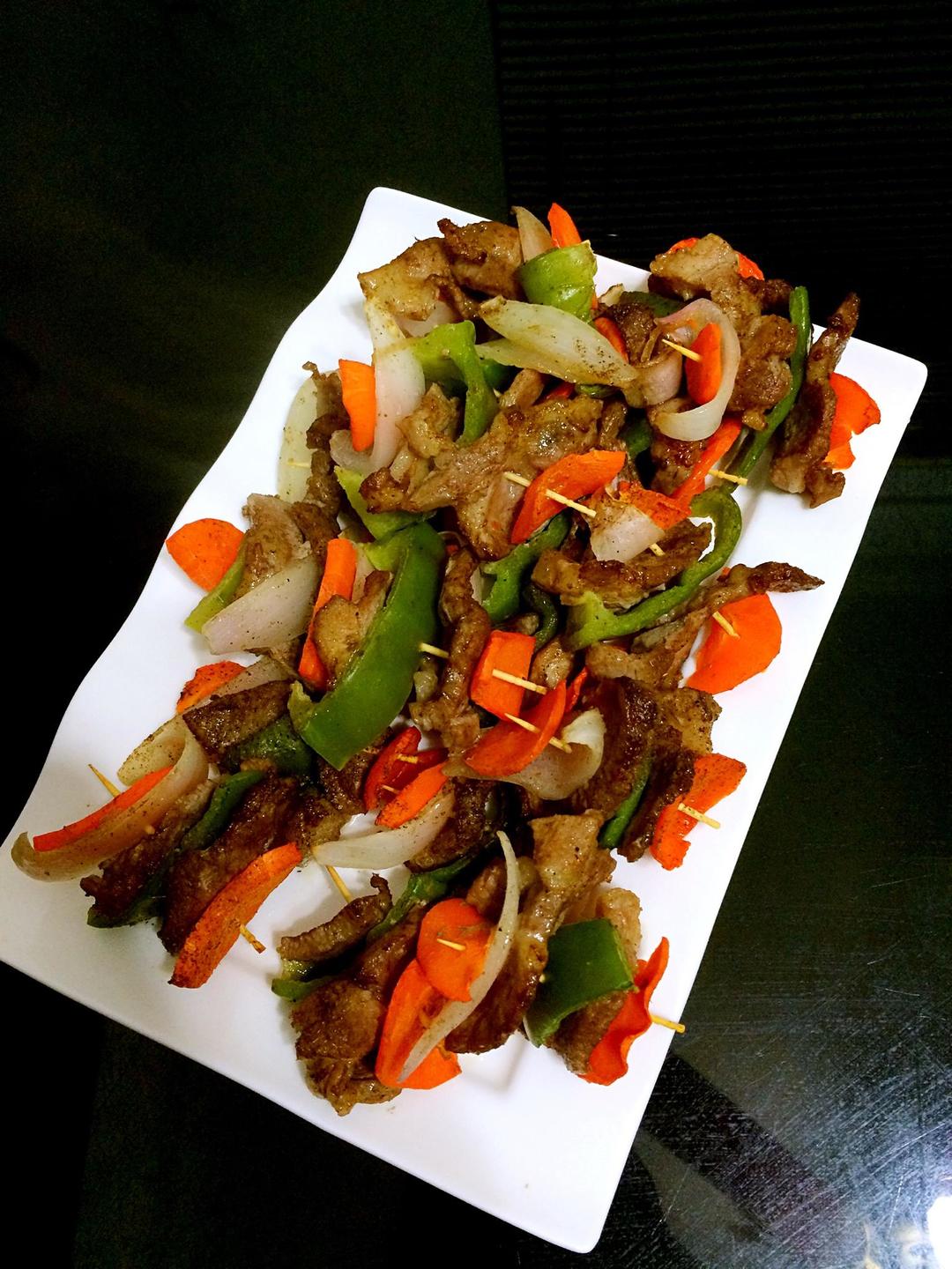 孜然烤肉的做法