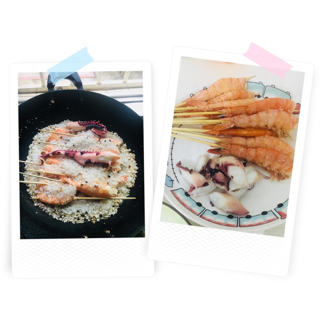 盐焗章鱼足