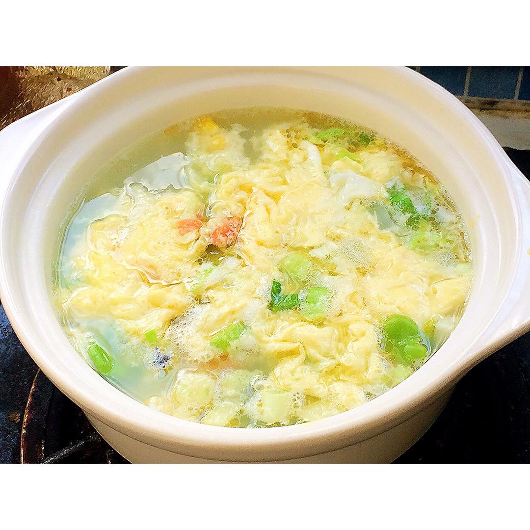 江苏晓做的蚕豆鸡蛋汤