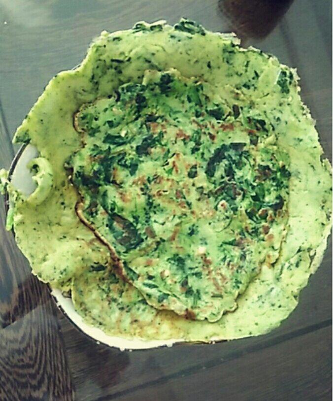 儿童菜谱-菠菜饼