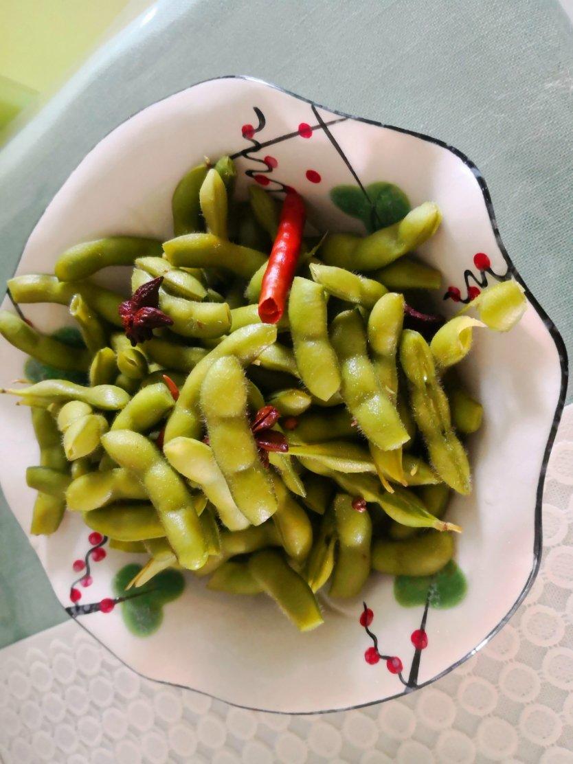袁豆豆～煮毛豆（颜值高，味道好）