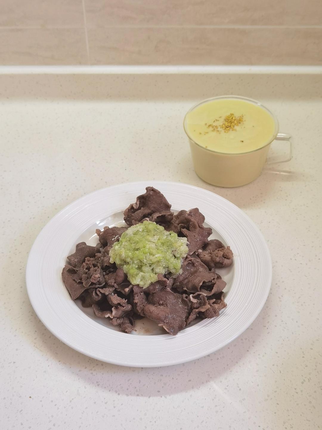 盐葱酱牛舌
