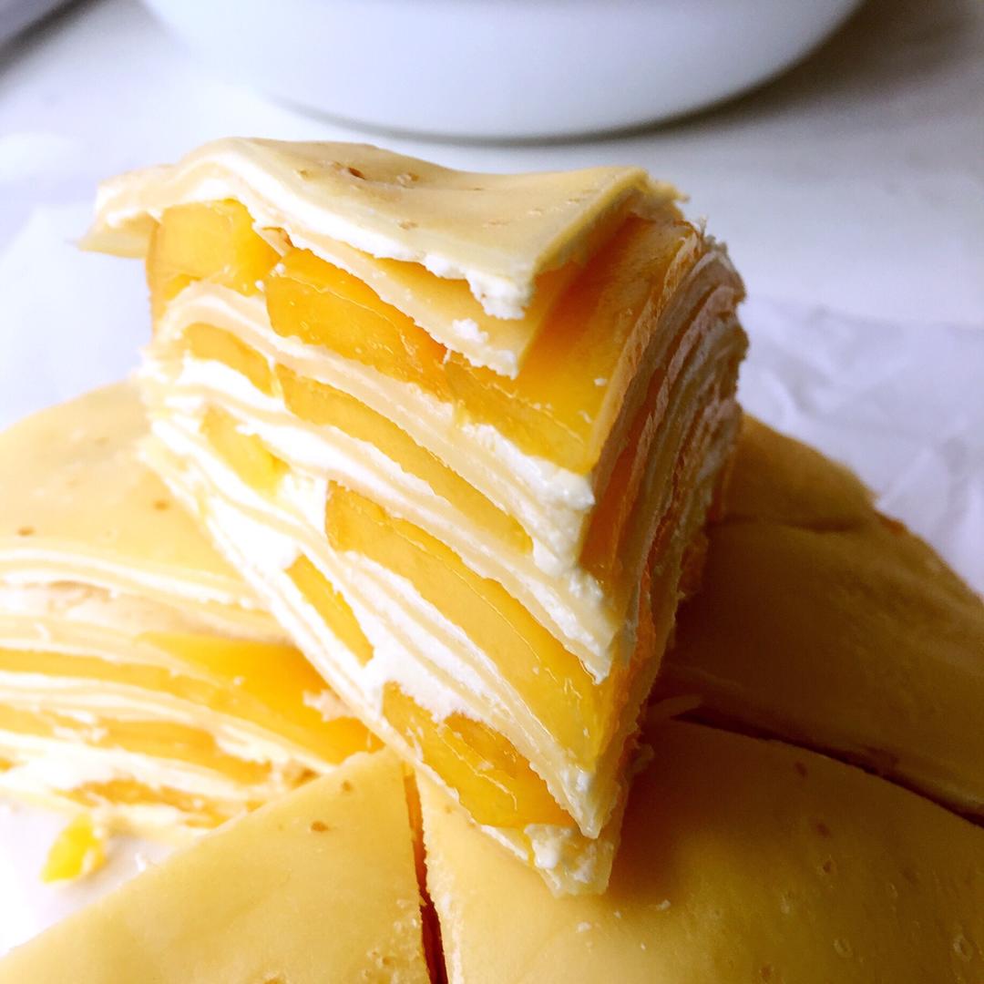 潭小路做的芒果千层蛋糕