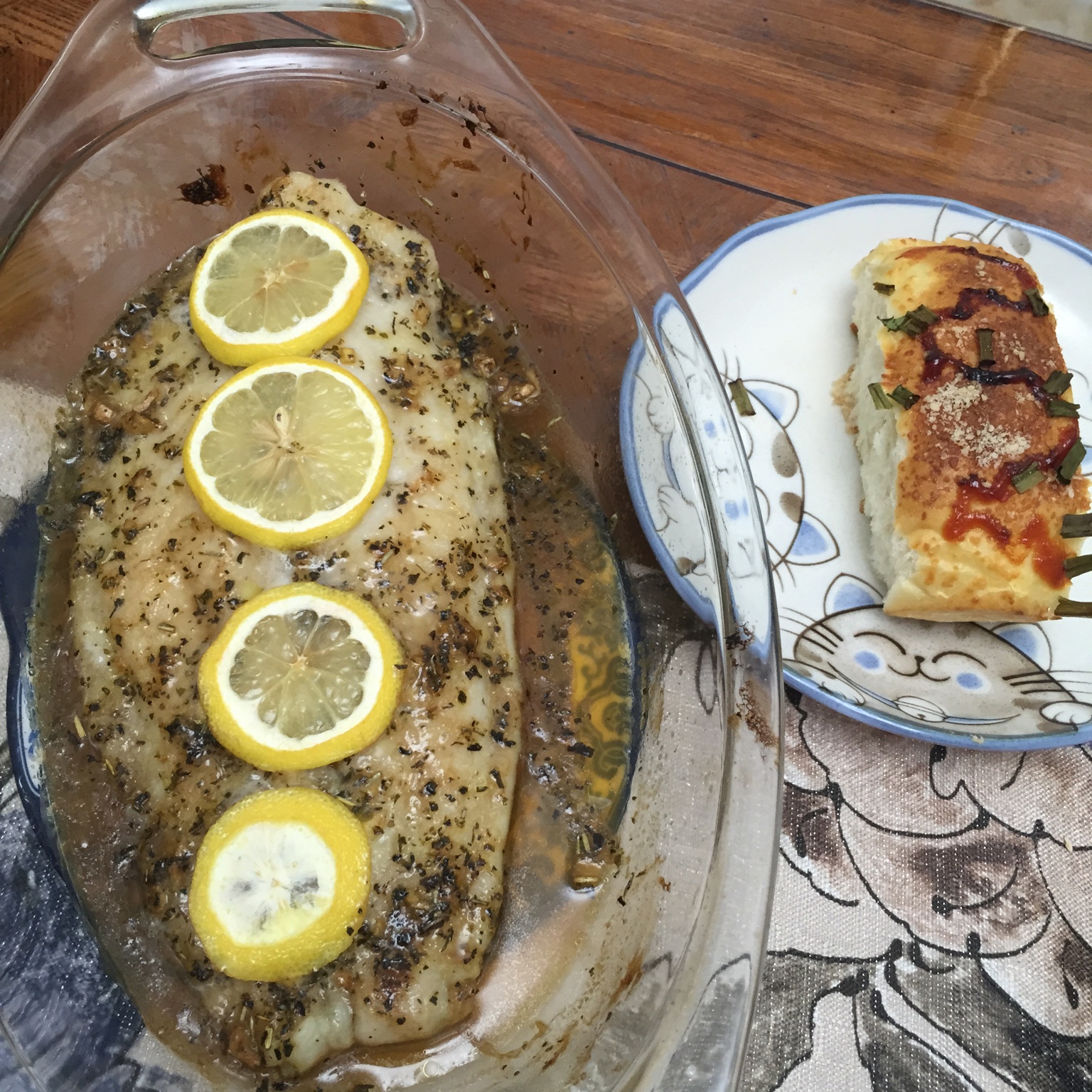 让烤箱动起来--意式香料烤龙利鱼