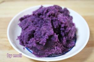 紫薯玫瑰馒头的做法 步骤1