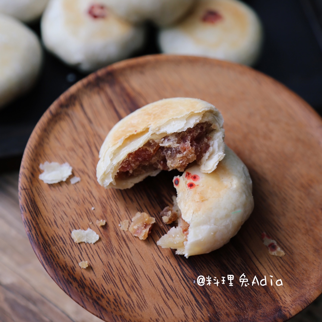 白酥皮云腿月饼