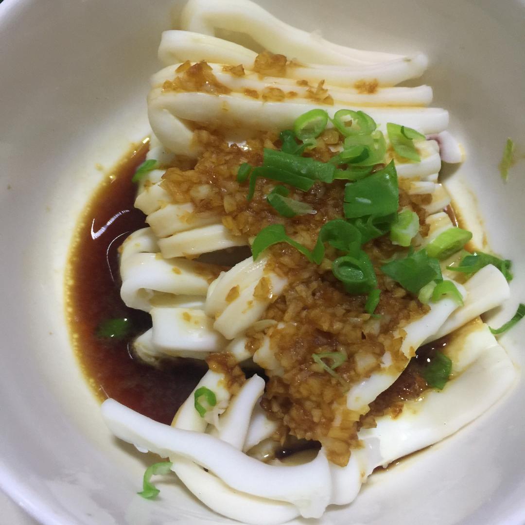 清蒸鱿鱼