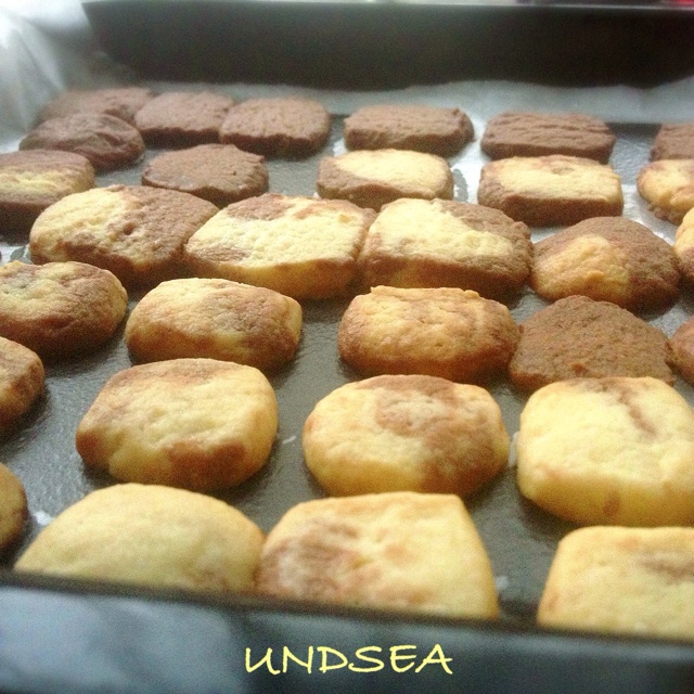 哥手把手教你做大理石曲奇