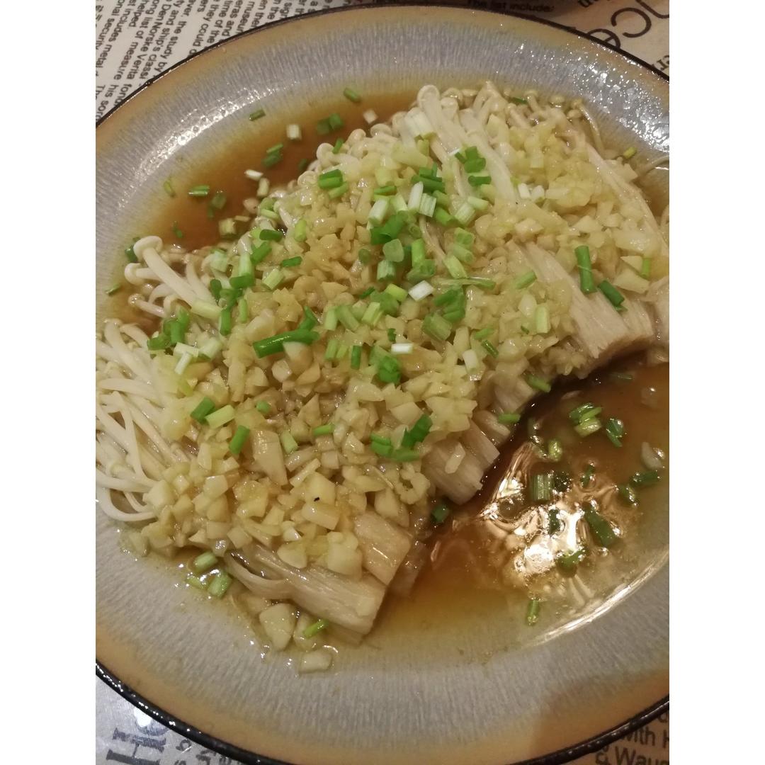 蒜蓉蒸金针菇