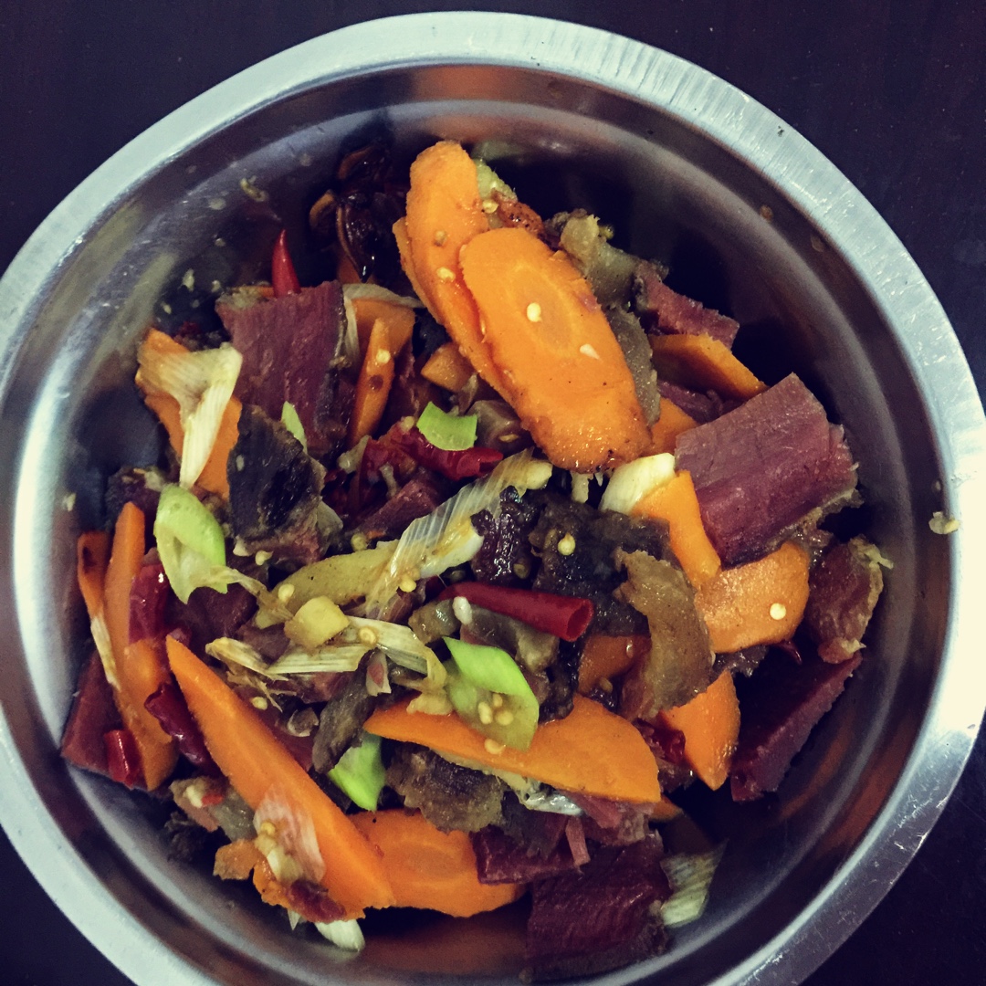 青蒜炒腊肉