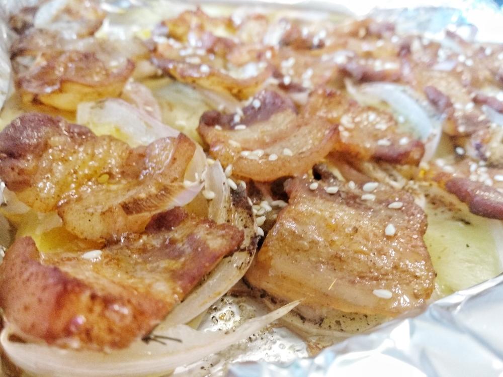 简易烤箱烤肉的做法