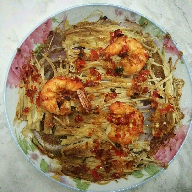 蒜蓉粉丝烤虾