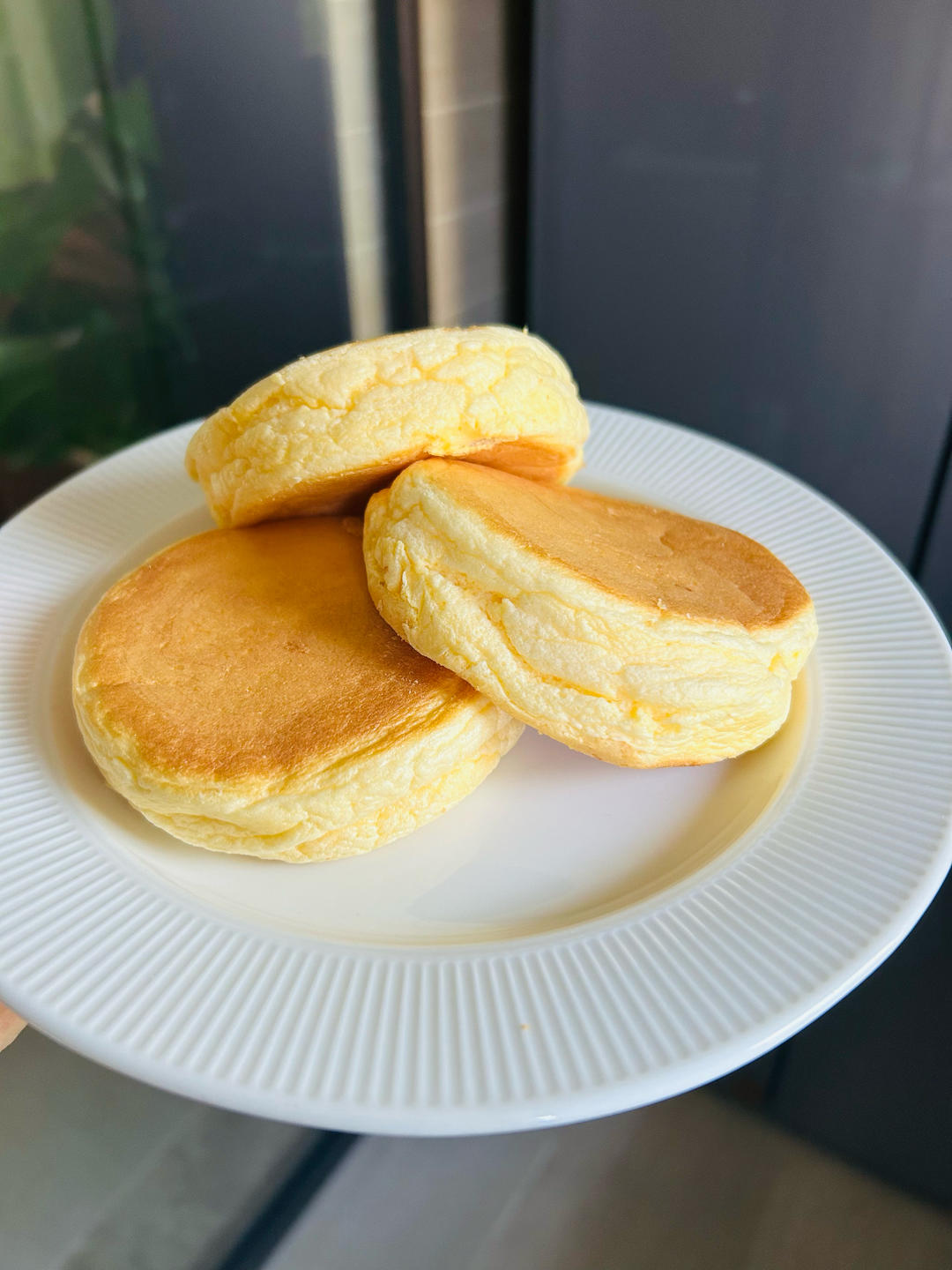 原味无油日式舒芙蕾厚松饼