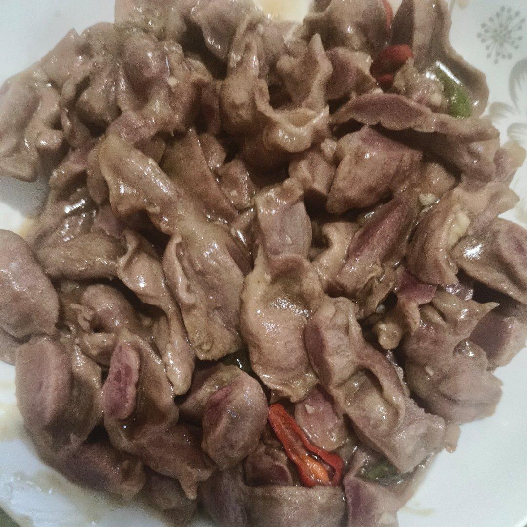 爆炒鸡胗