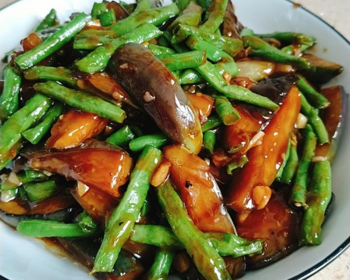 豇豆烧茄子