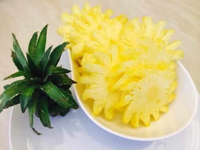 菠萝的花的做法