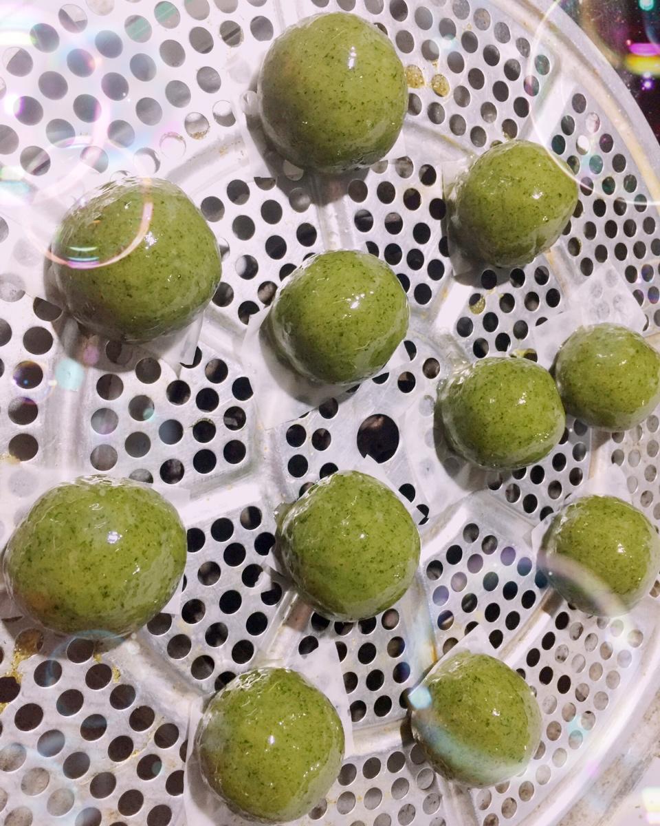 艾草青团-经典豆沙+网红肉松
