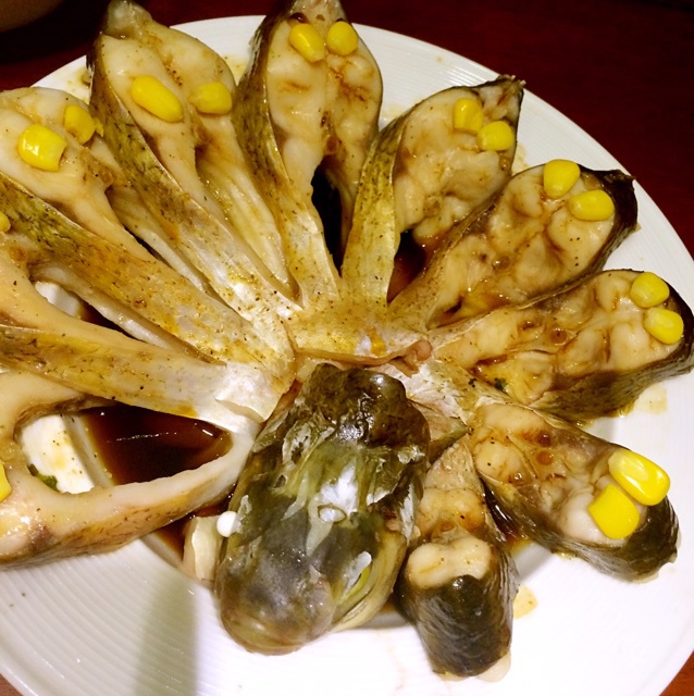 孔雀开屏清蒸鱼
