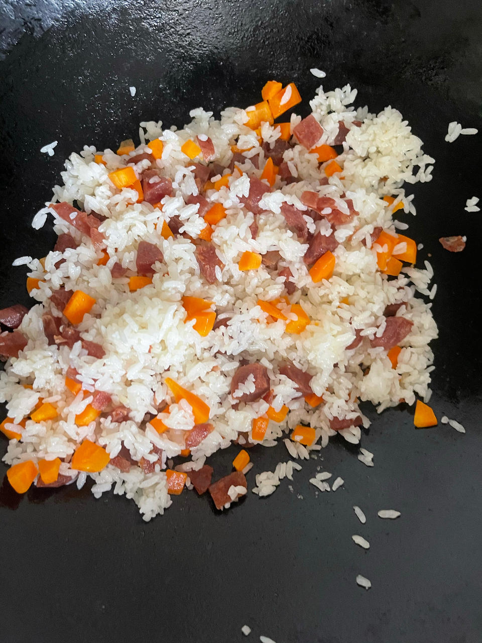 腊肠炒饭