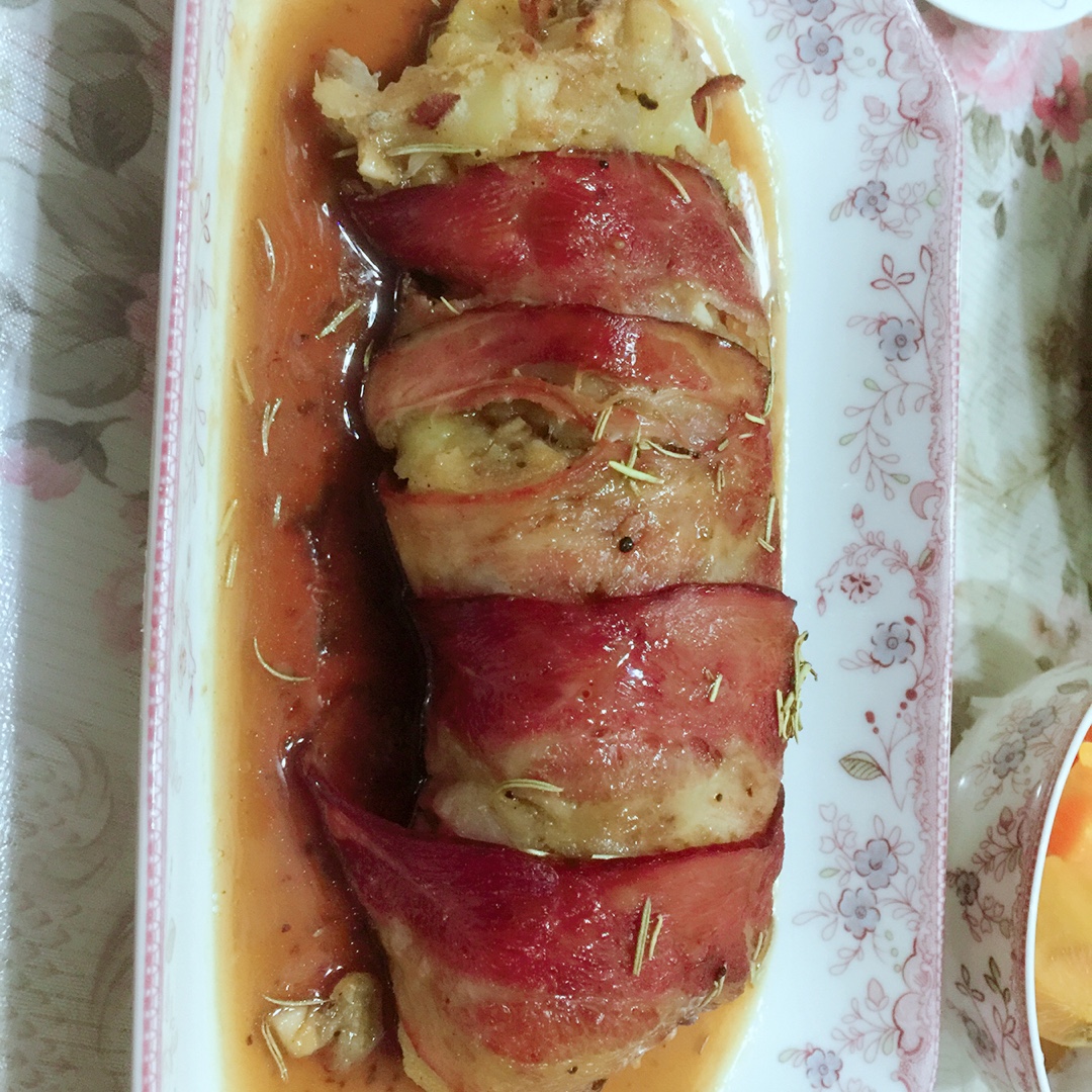 《食戟之灵》土豆培根烤肉