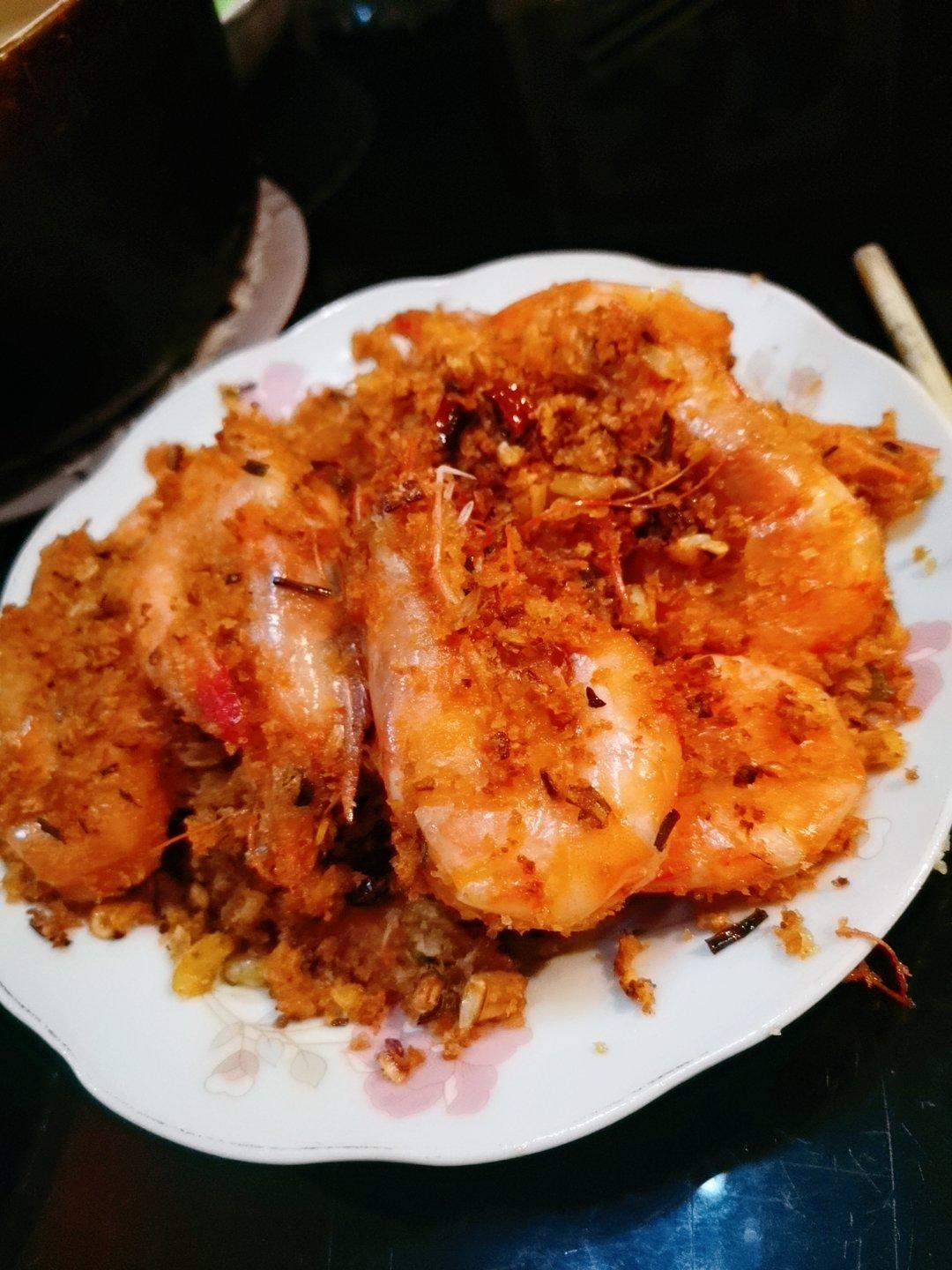 避风塘炒虾