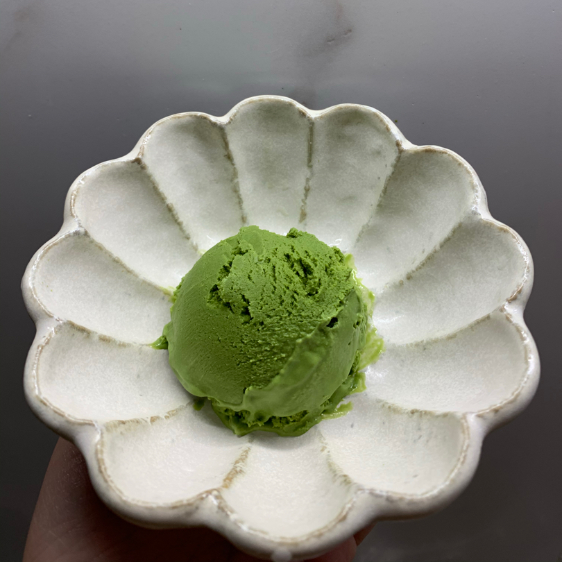 超好吃~抹茶白巧冰淇淋【冰淇淋机版本】
